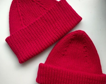 Arcteryx Bird Head toque Merino Wool Beanie: blue pink Black, 58cm authentic NWOT