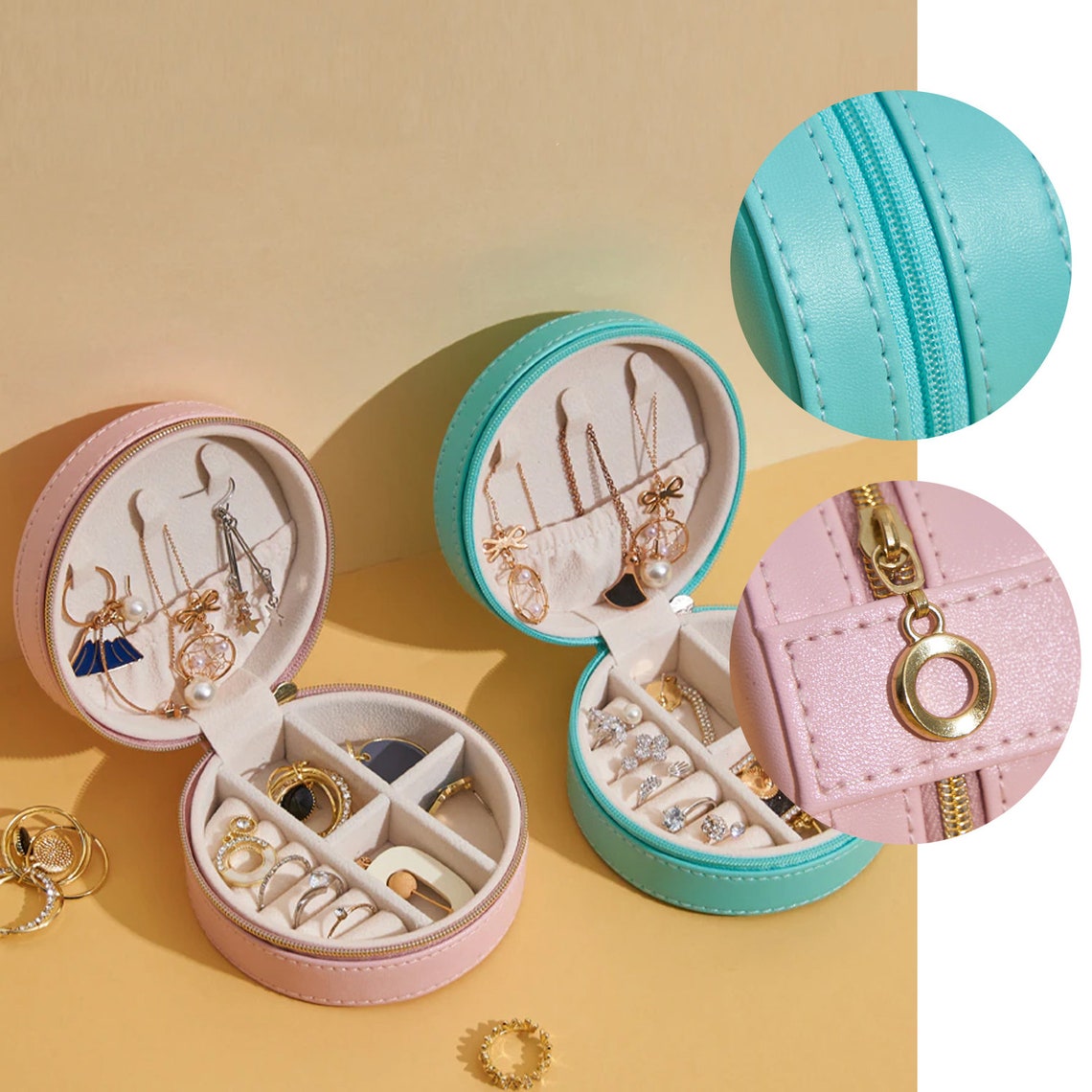 mini travel jewellery case