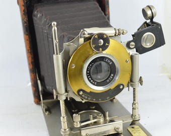 No. 3A Folding Autographic Brownie Antique Kodak Camera With