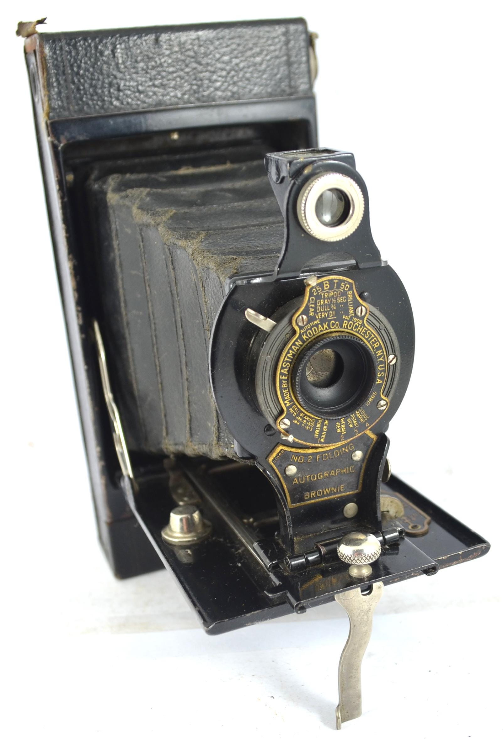 Kodak no. 2 folding autographic brownie camera - Etsy 日本
