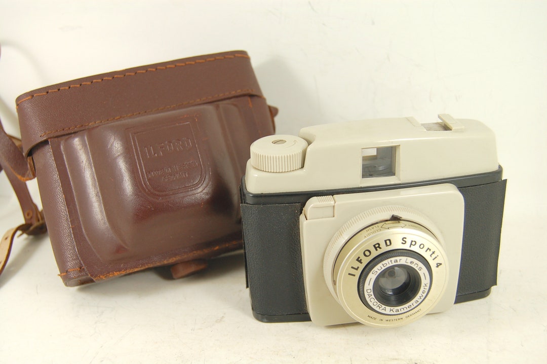 Ilford Sporti 4 Vintage Camera Circa 1960s Fully Working With Original