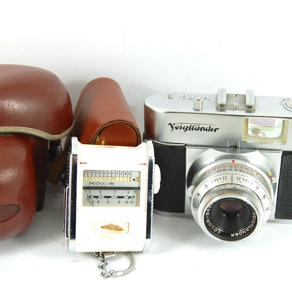 Voigtlander Vito B Vintage Camera working 1950s classic camera Classic antique camera with original case