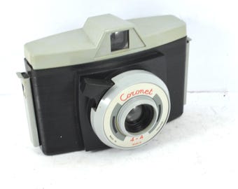 Coronet 4-4 Mark II Box Camera Vintage Camera - working antique film camera circa 1960s
