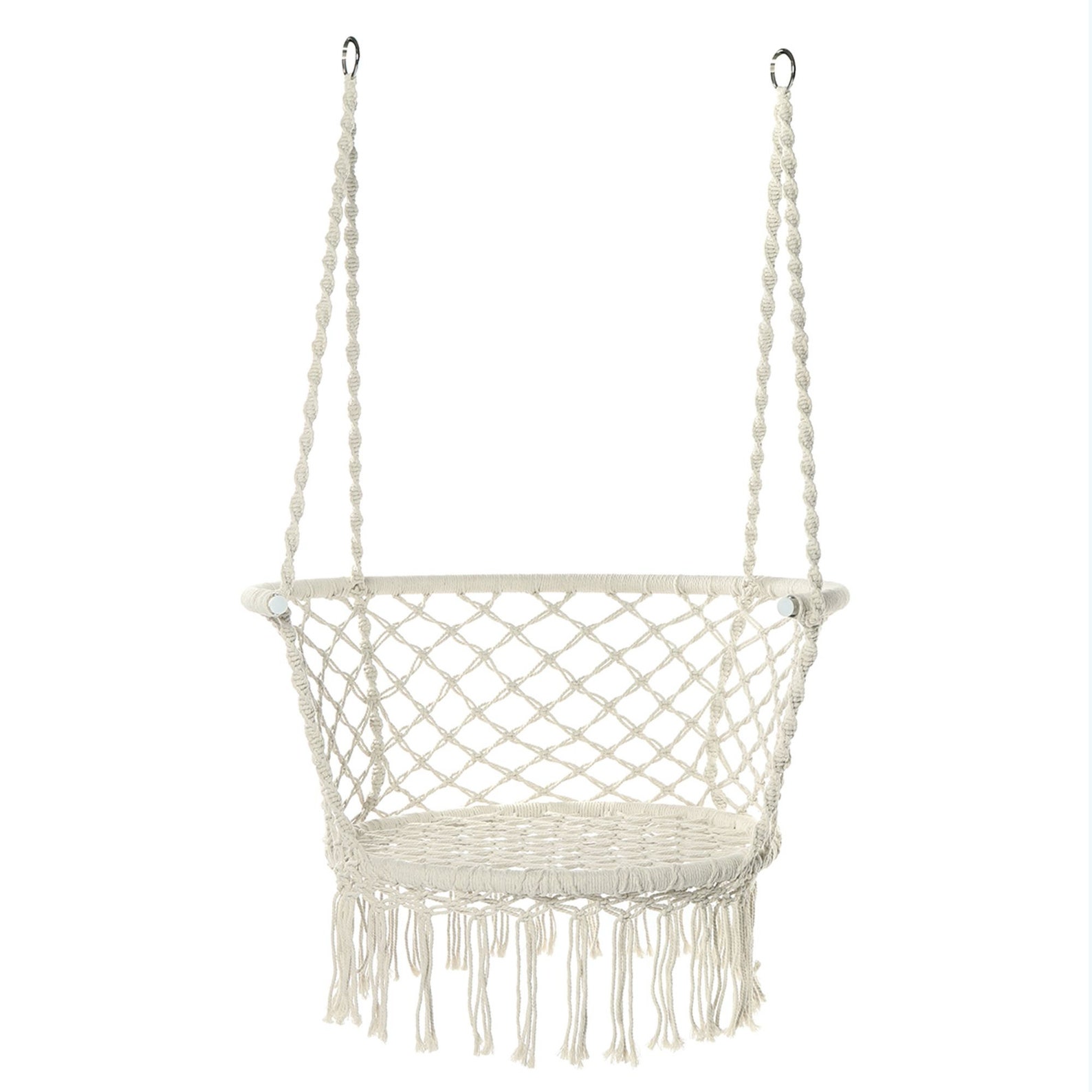 Silla de hamaca columpio colgante de macrame silla tejida a | Etsy