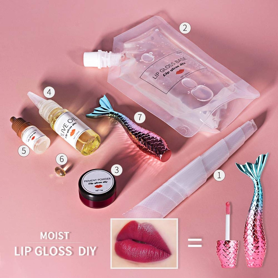 Lip Gloss Kit Make your own Lip Gloss Lip Gloss Basis Etsy