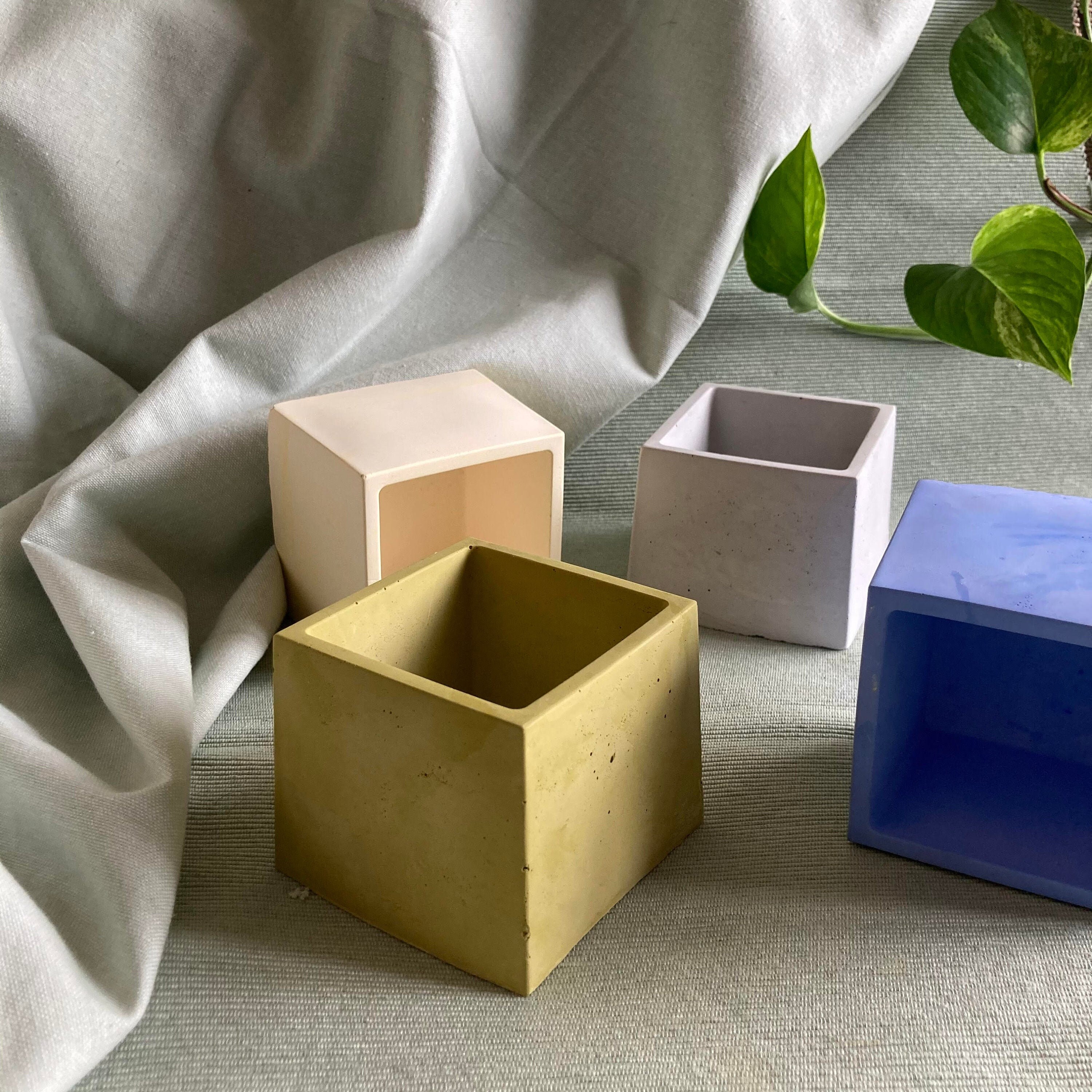 Pot/Cache Pot Carré - Uni