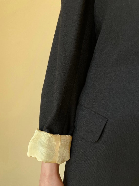 40's Single-Breasted Tailored Tuxedo Jacket - image 6
