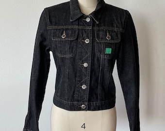 Vintage 1990's Todd Oldham Jeans Raw Denim Jacket