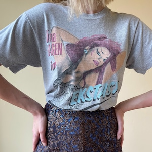 80&#39;s Nina Hagen &#39;In Ekstasy&#39; Tour T-shirt