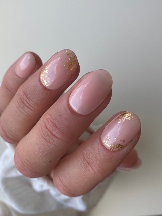 Gold Silver & Rose Gold Foil Flakes Leaf Wrap Nail Art Acrylic Gel