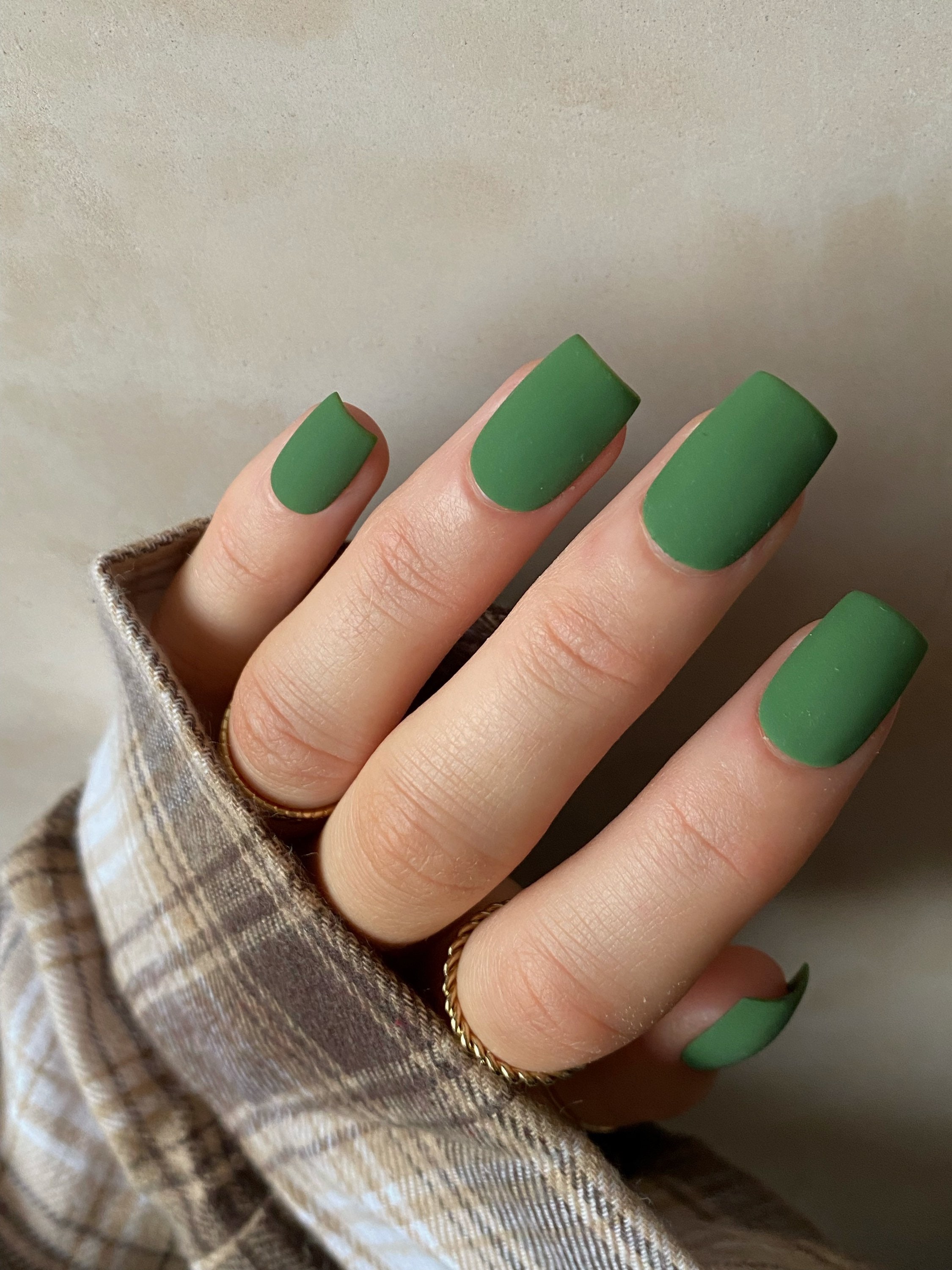 Prensa personalizada verde militar mate en las uñas - Etsy España