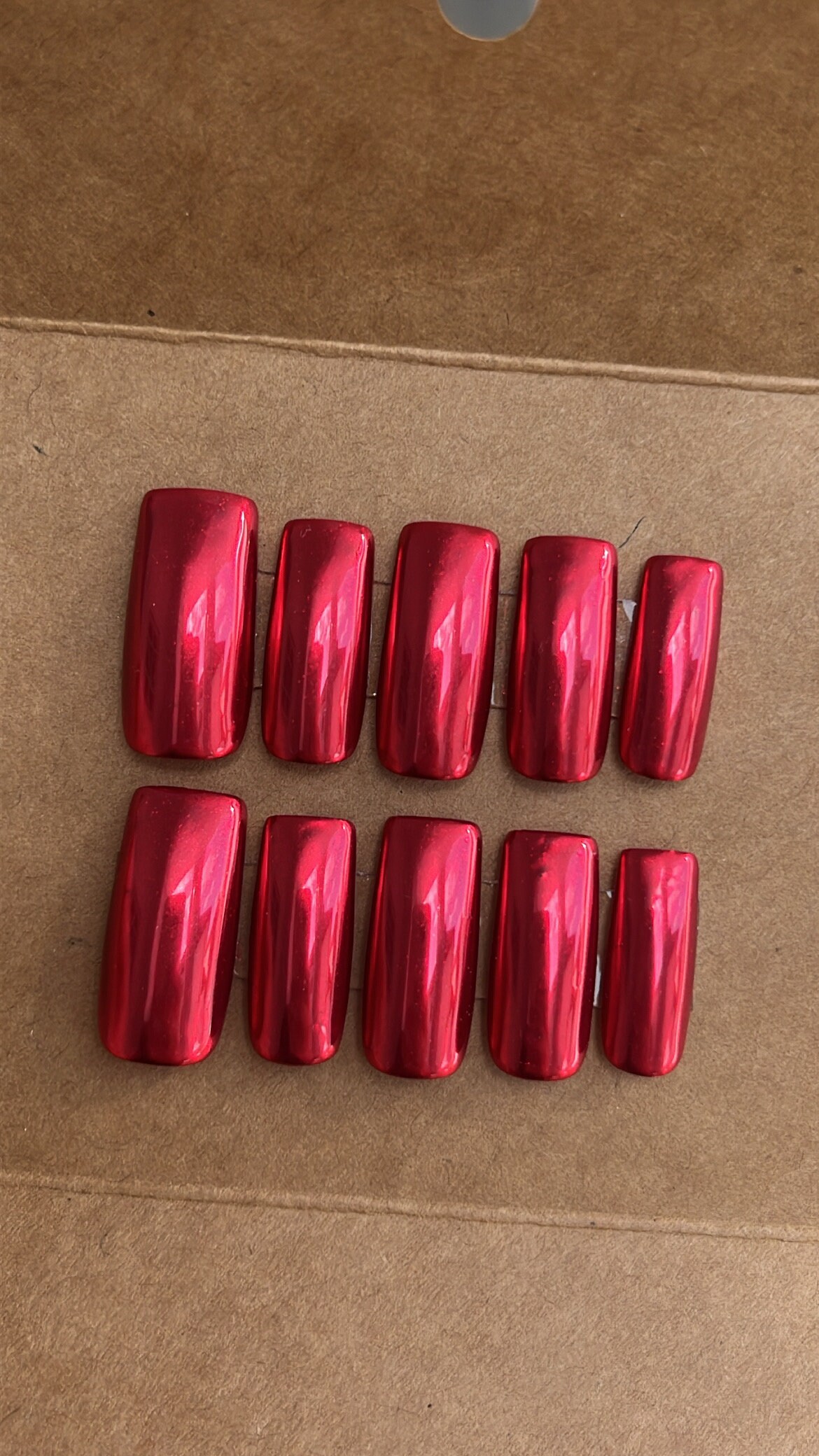 Stunning Red Mirror Powder Chrome Platinum Pigment Nail Art Glitter Mermaid  Shining