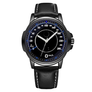 Orologio da polso con Contachilometri R Line Auto Sportiva cassa in acciaio Analogico Fan Art Volkswagen Golf Tiguan T-Roc
