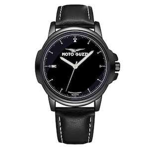 Orologio da polso Fan Art Moto Guzzi Professional al Quarzo per Moto Bikers in Acciaio Gadget Sport o idea regalo