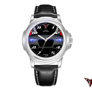 Orologio da polso Uomo in acciaio e cinturino pelle per Audi S | Etsy Italia