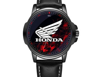 Reloj de pulsera de cuarzo con el logotipo de Honda Passion CBR para motociclistas, deportivo, en acero, ideal como regalo.