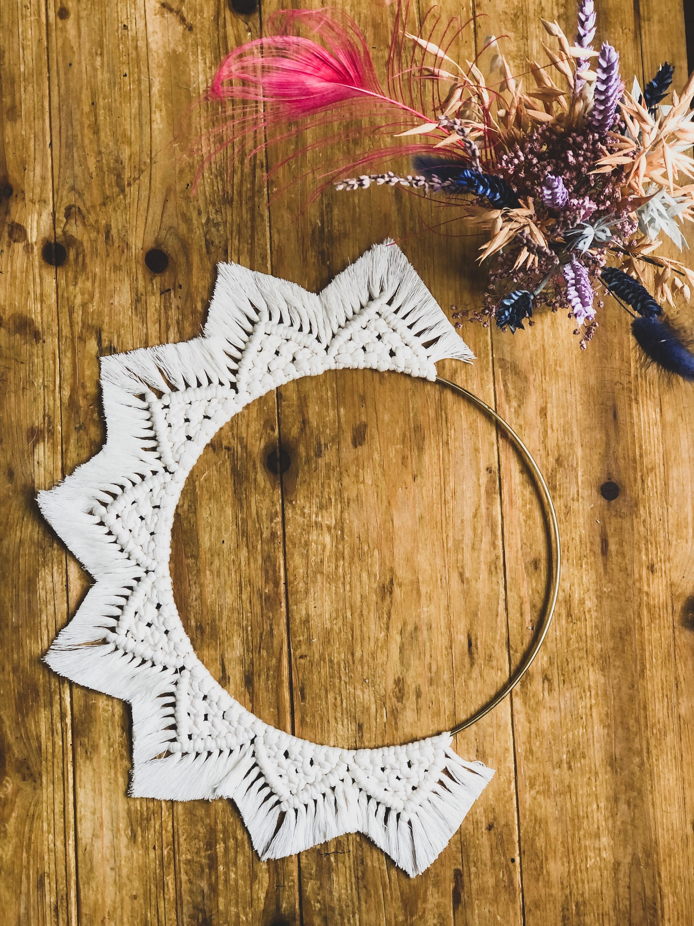 Couronne en Macramé