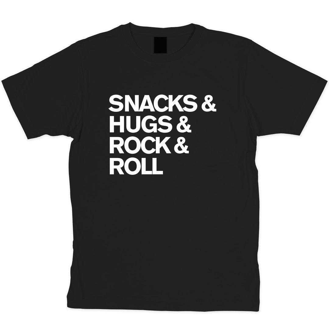 Snacks Hugs Rock and Roll Baby Tshirt & Baby Grow Etsy UK