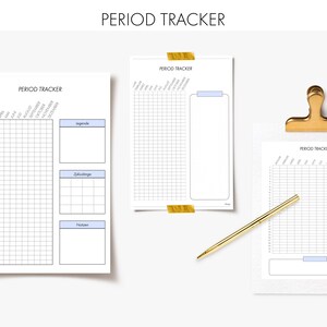 Zyklus Kalender | Perioden Tracker | A4 | A5 | GoodNotes