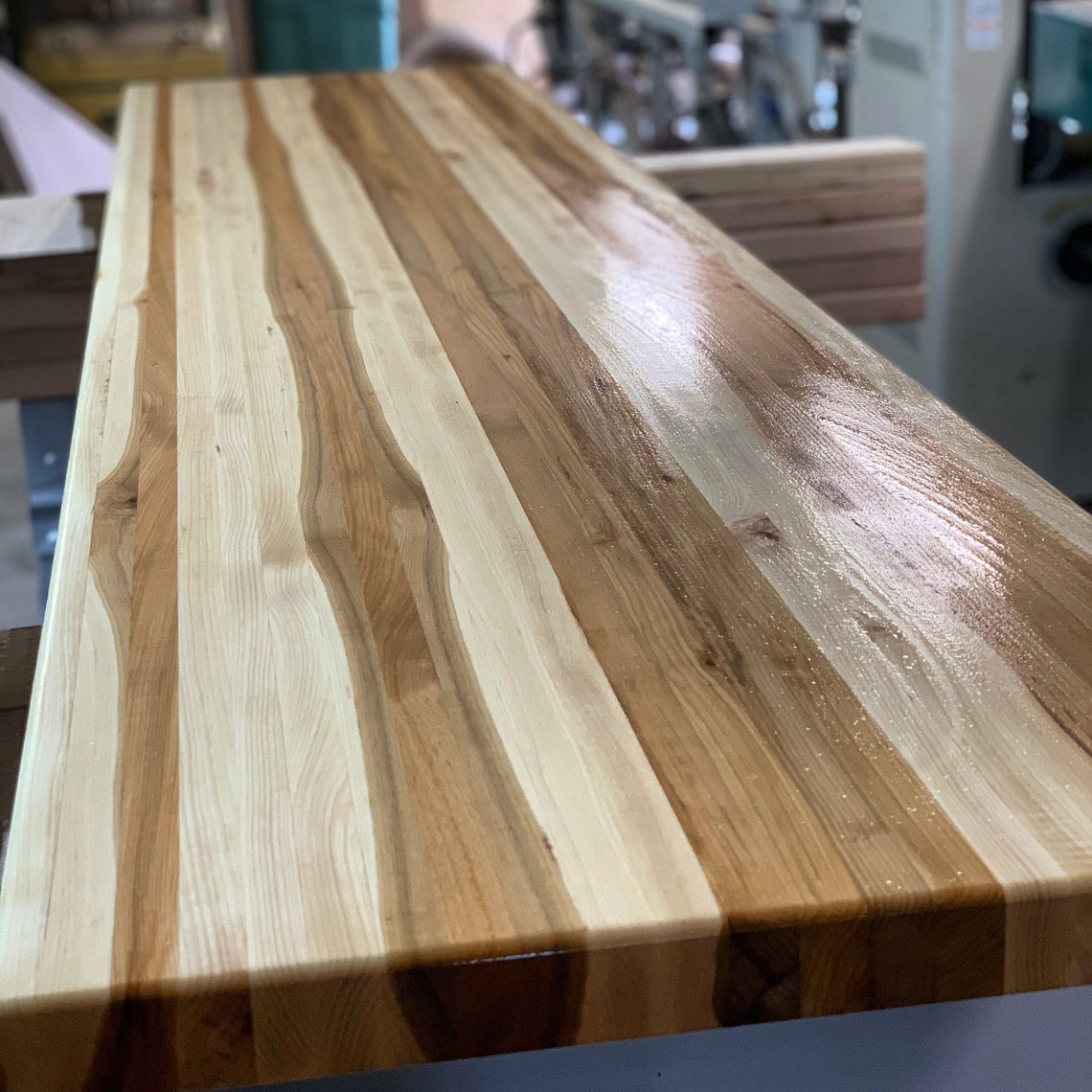 Hickory Butcher Block Countertop Etsy
