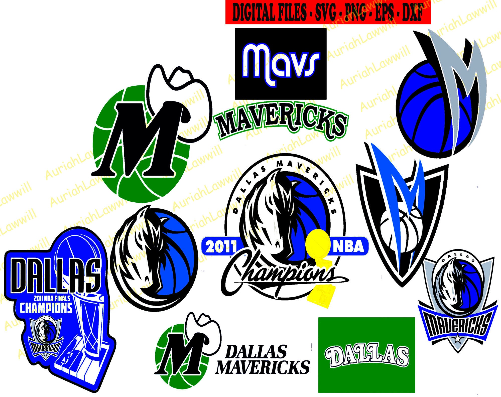 Download Dalls Mavericks Bundle NBA Team SVG Cricut Svg And Cut | Etsy