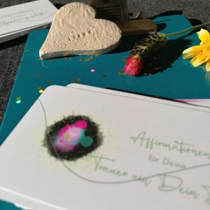 Affirmationen für die Trauer um Dein Baby - Kartenset