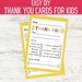PRINTABLE Thank You Cards for Kids Fill in the Blanks Thank You Card ...