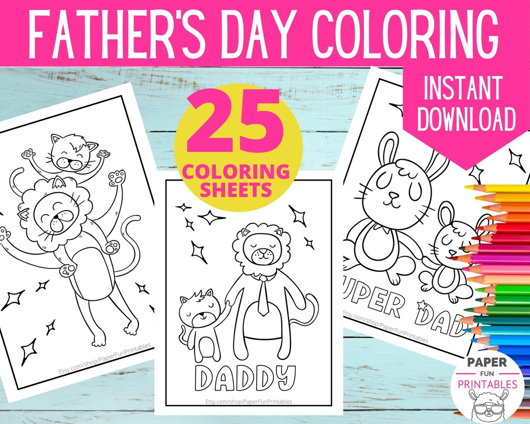 Father's Day Coloring Pages : 25 Fathers Day Printable Coloring Sheets ...