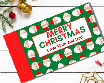 Christmas Coupon Book : Editable coupon book Christmas gift. Christmas coupon book template personalized stocking filler gift