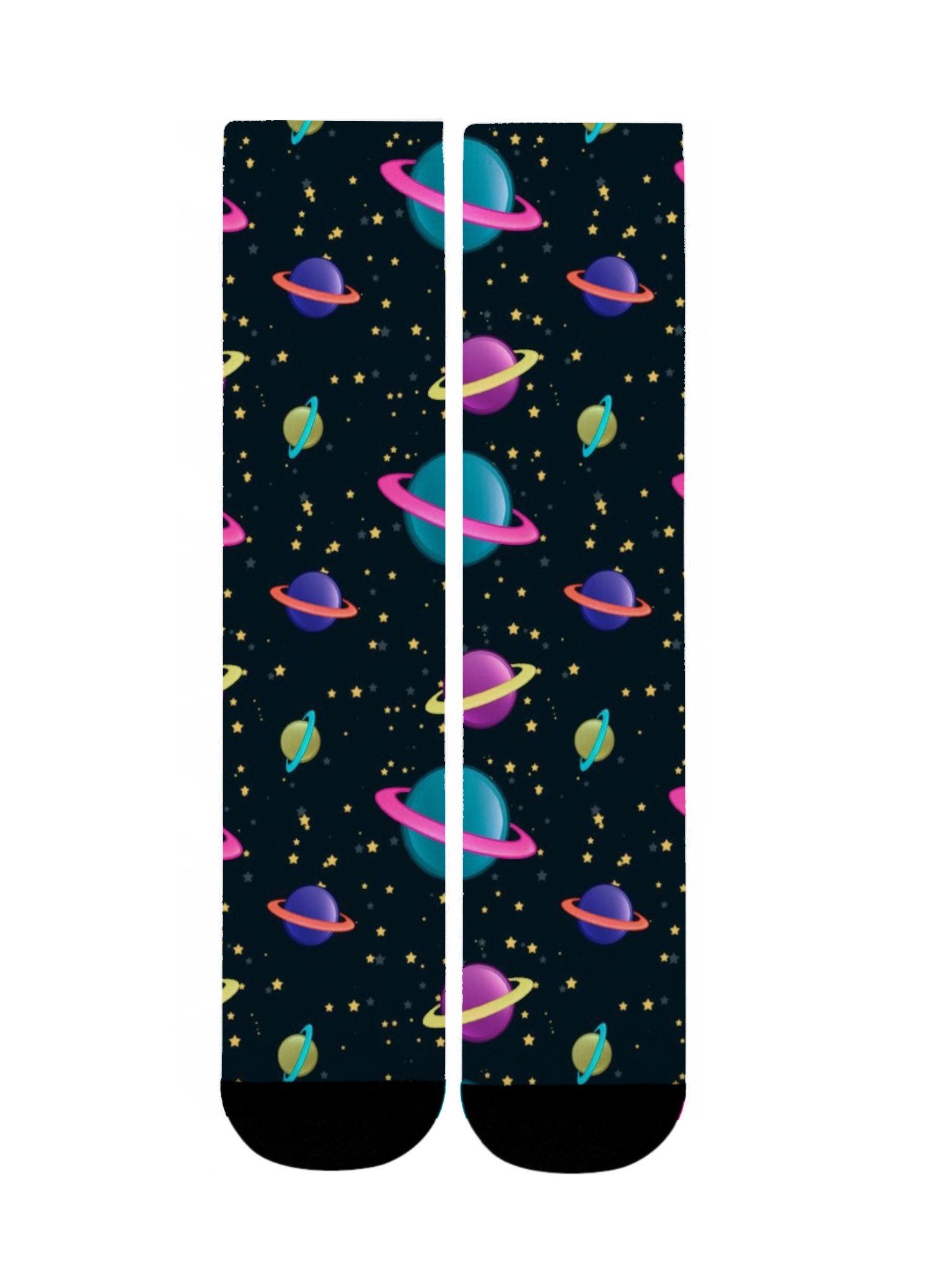 Space planets Cool Socks UnisexGraphic | Etsy