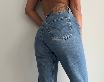 W29 L31 Levis 501 Vintage Levi's Medium Blue Straight Leg Levi's