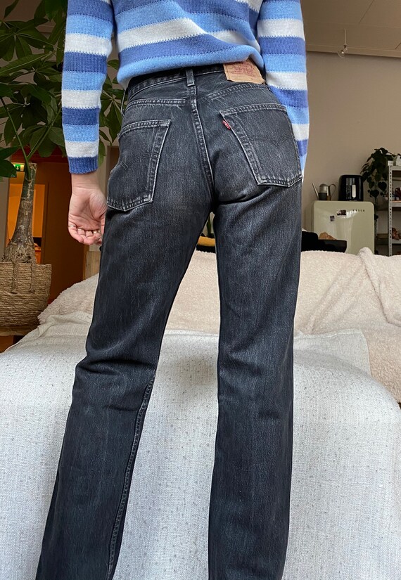 Vintage Levi's 501 28 waist 90s jeans high waist