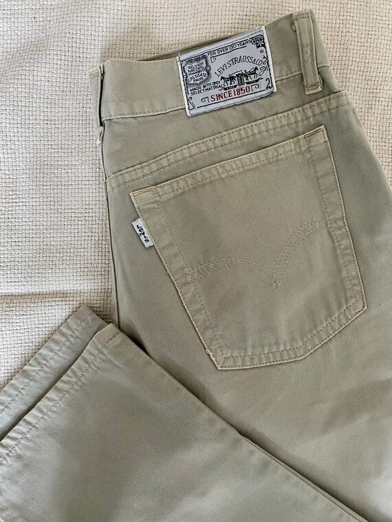 Vintage Levi's 651 W31 L34 Made in Italy Beige 80s - Etsy