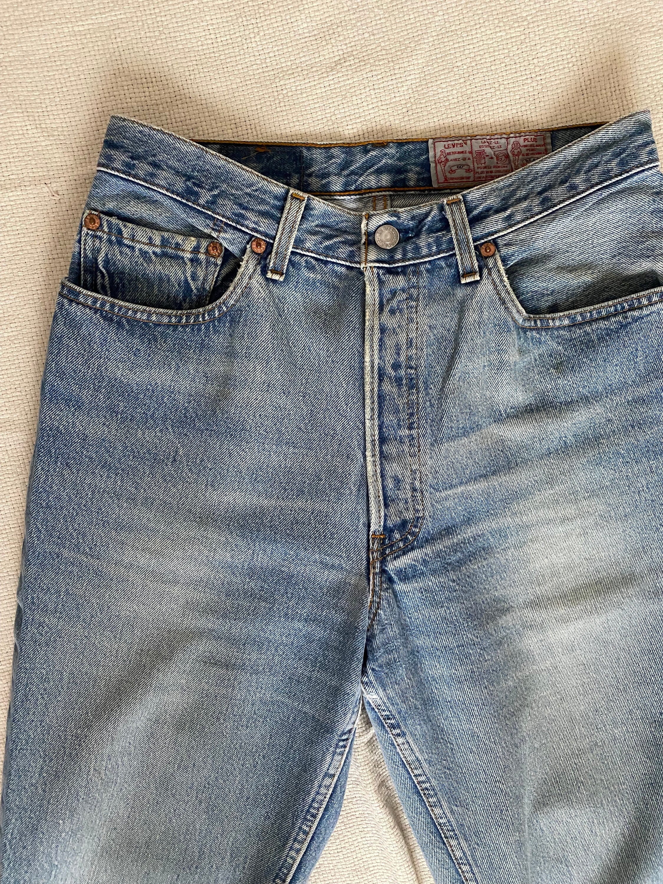 Vintage Levi's 901 Jeans 90's Mom Jeans Iconic Blue | Etsy Australia