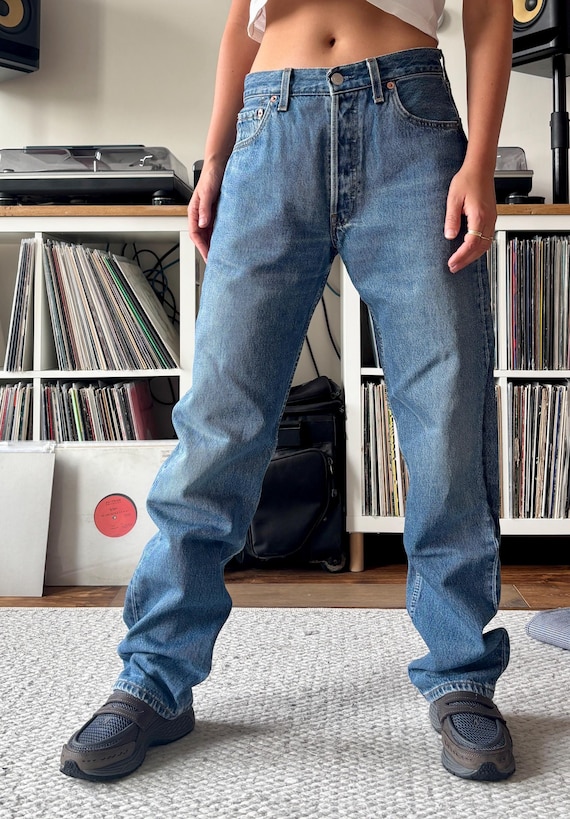 W30 L32 Vintage Levi's 501 Blue Denim Y2k 90s - Etsy Canada
