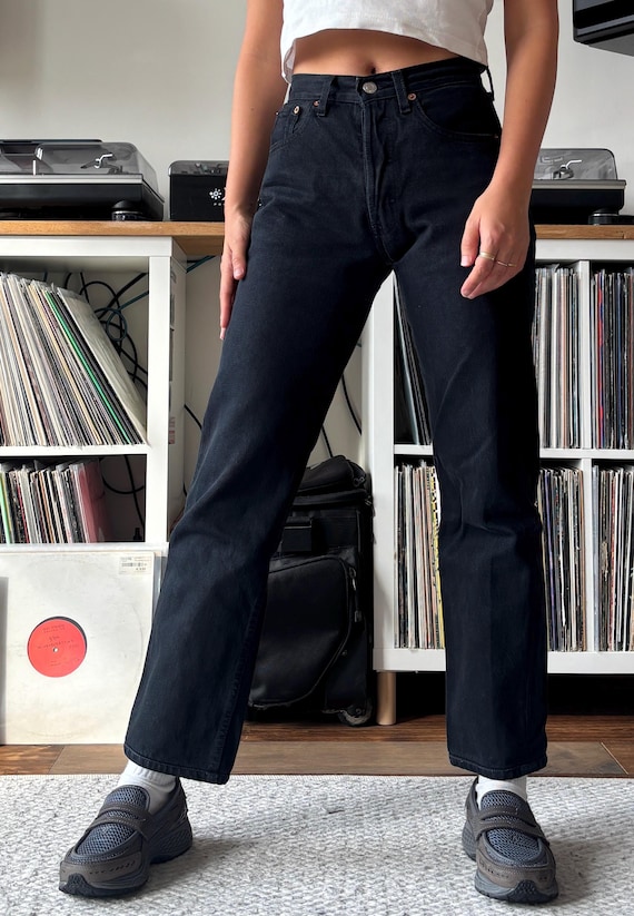 W26 ヴィンテージ リーバイス 501 ブラック 90年代ジーンズ XS - Etsy 日本