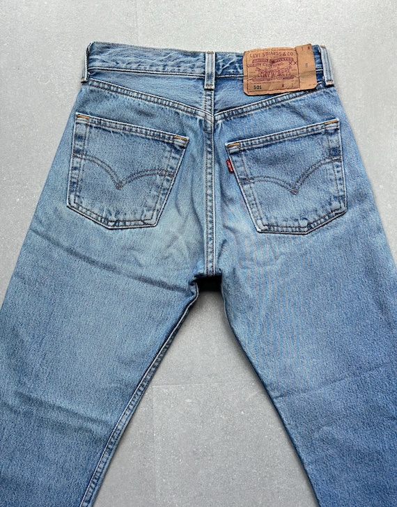 90s Levis 501 最終USA Washed Blue Size 32x29 Vintage Levi's 501XX Stone Washed Jeans Levis