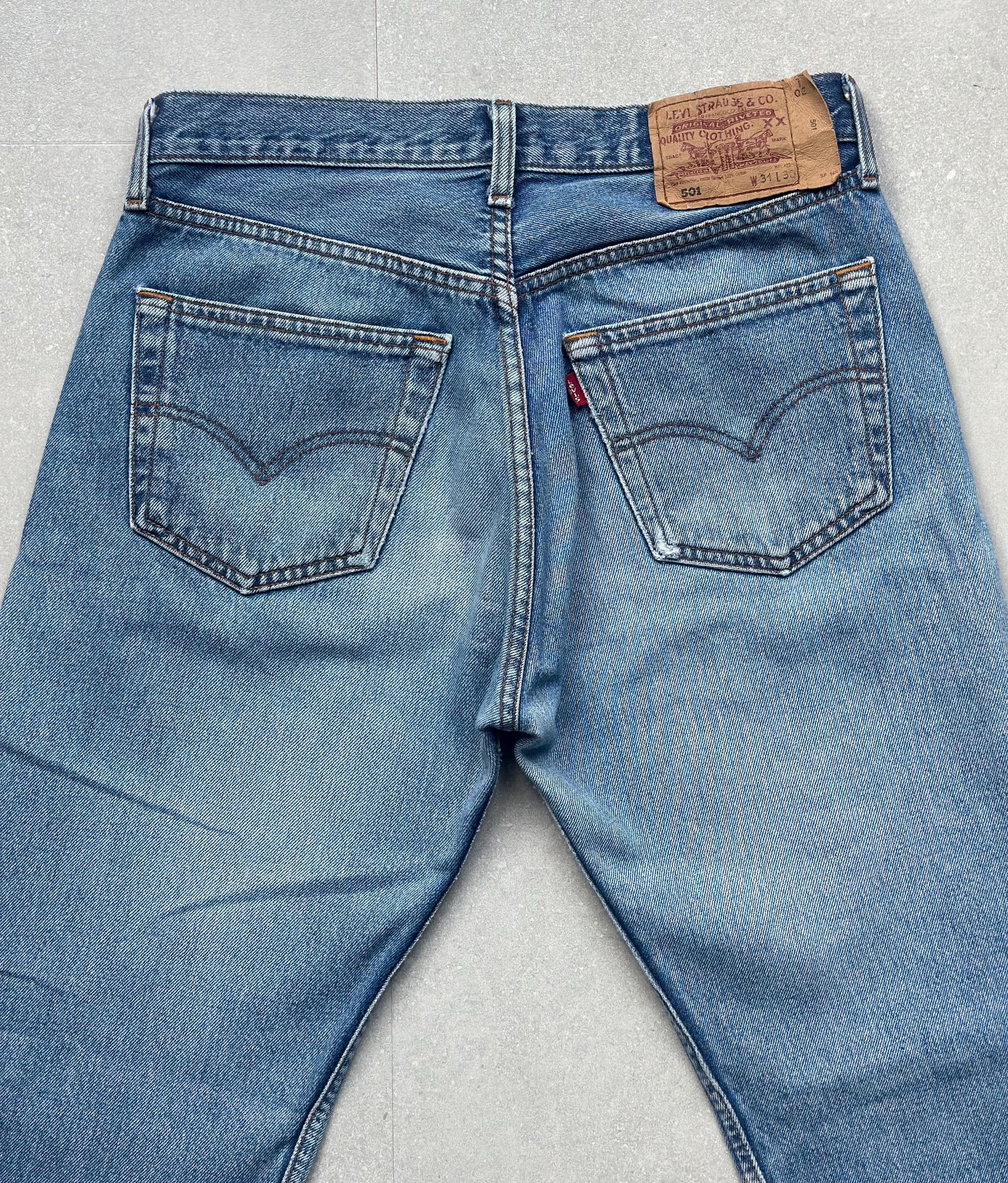 Vintage Levi's 501 Jeans: 90s Classic Blue Denim, W31 L30 - Etsy