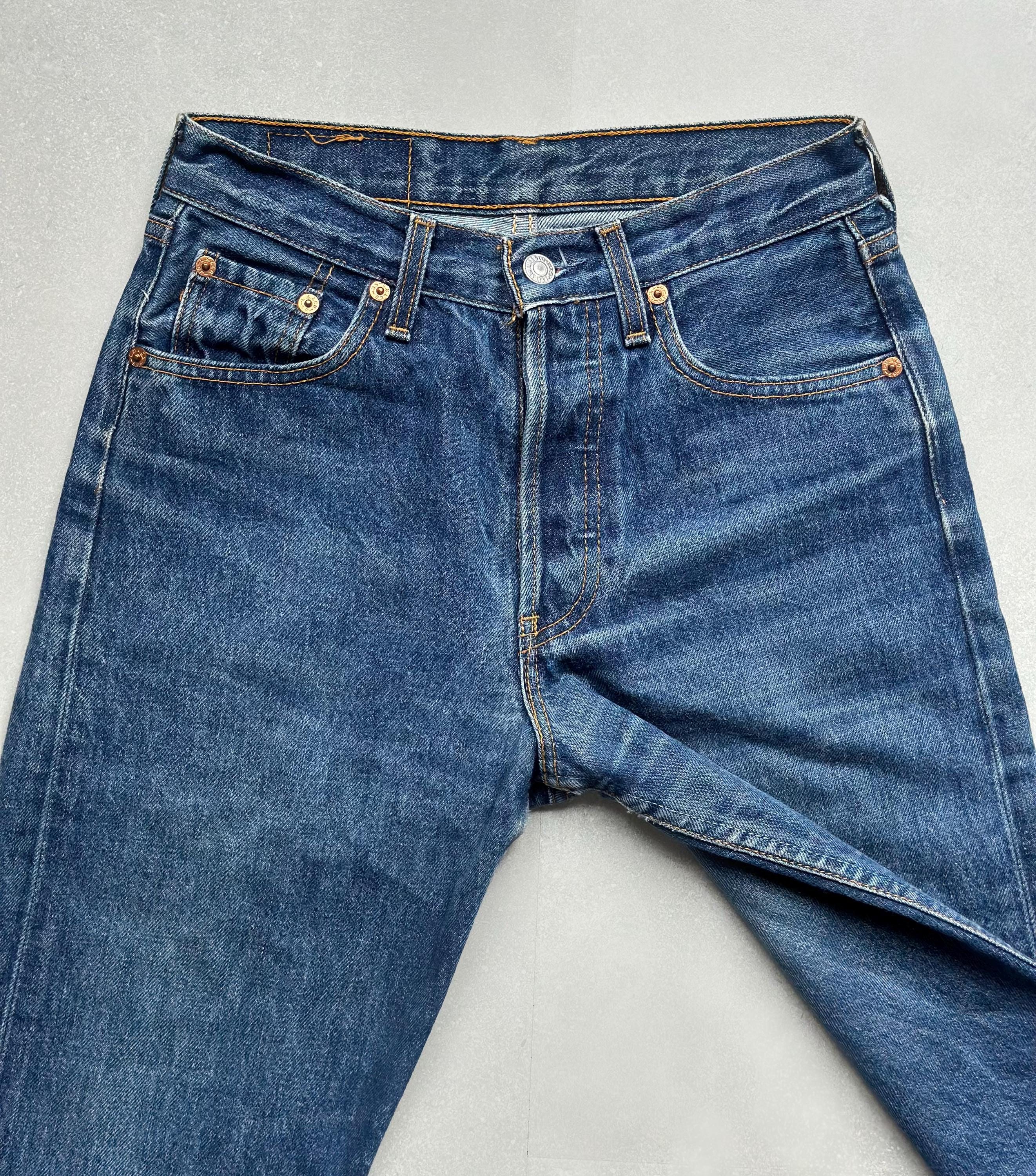 XS Vintage Levi's 501 Blue Wash 90's Jeans High Waist - W27