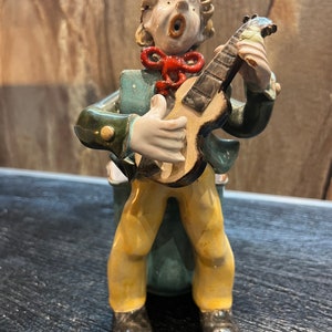 Leopold Anzengruber 1912-1979 musician with attached pot Vienna  Wien Ceramics
