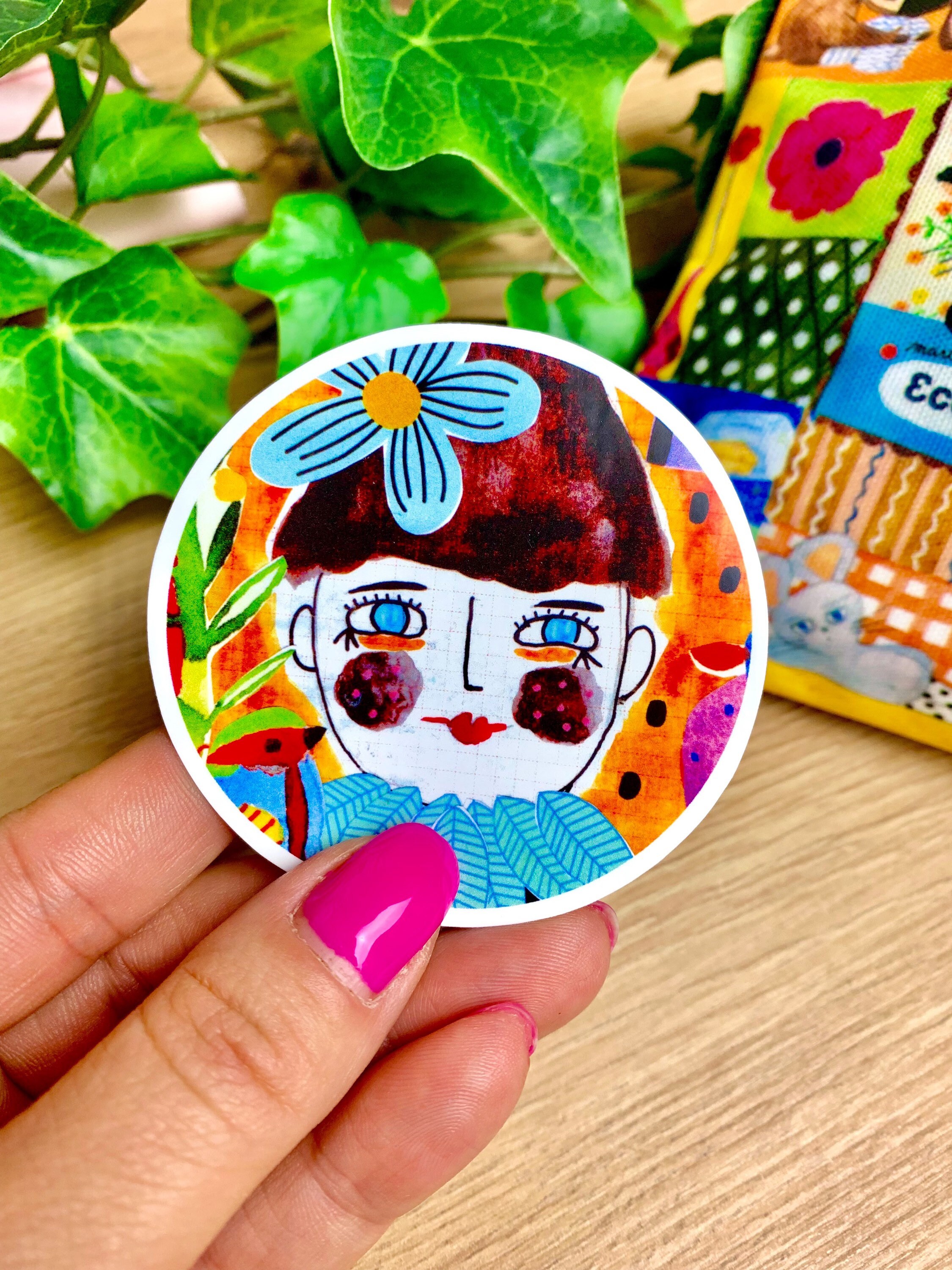 Sets journal or decoration. agenda Vinyl glossy journal collage Sticker