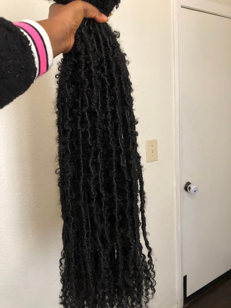 Butterfly Crochet Locs With Curly Ends Goddess Faux Locs . Etsy