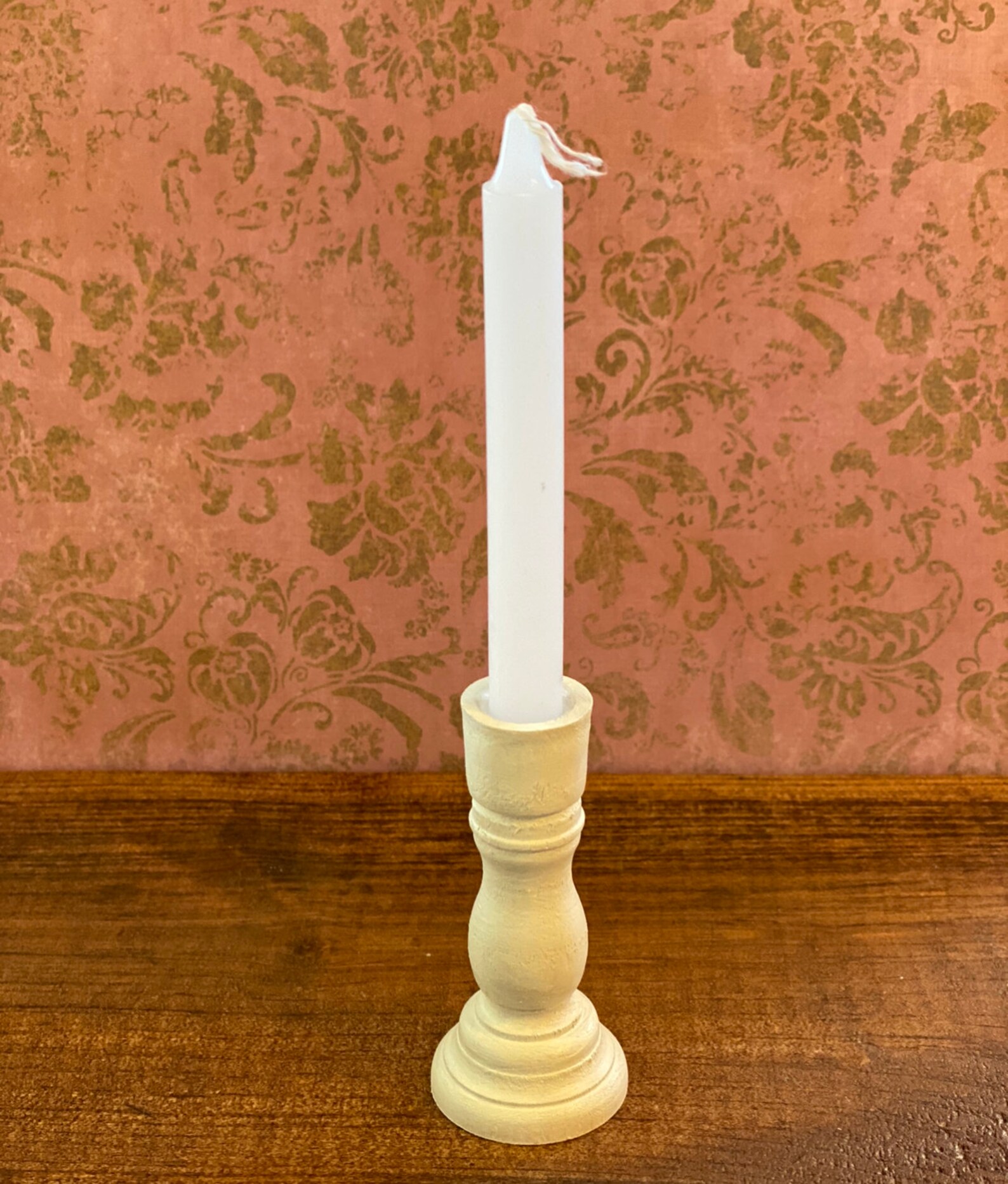 White Chime Altar Candle Holder Etsy