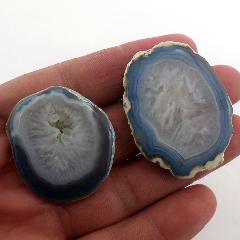 Natural Druzy Polish Row Slice Crystal Minerals Oval Shape Big Size 165 Carat Top Quality At Whole Sale Price