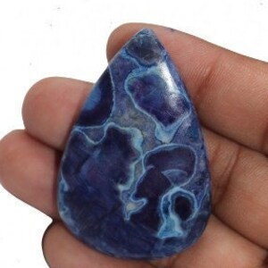 King Cobra Verbazingwekkende Peervorm Losse Edelsteen Cabochon Handgemaakte 85 karaat 48x32x4 MM Voor het maken van sieraden tegen hele verkoopprijs