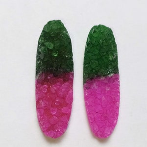 Ametrin Druzy handgemachte Kristall Mineralien lose Edelstein 37 Karat 33x10x7 MM für Schmuckherstellung zum Gesamtverkaufspreis