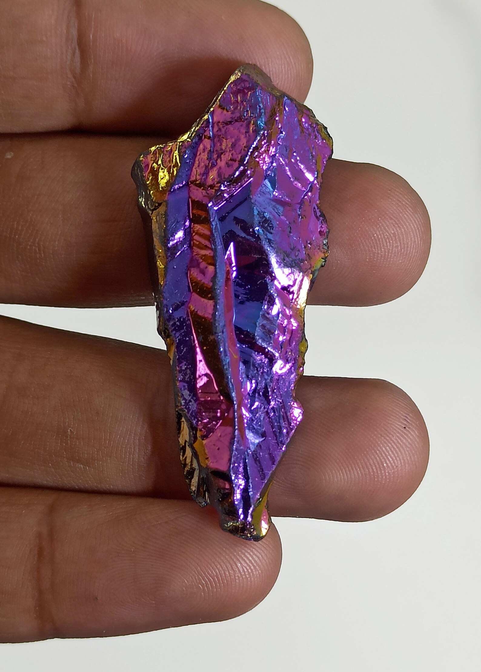 Natural Titanium Color Change Druzy Crystal Minerals 55 Carat Etsy