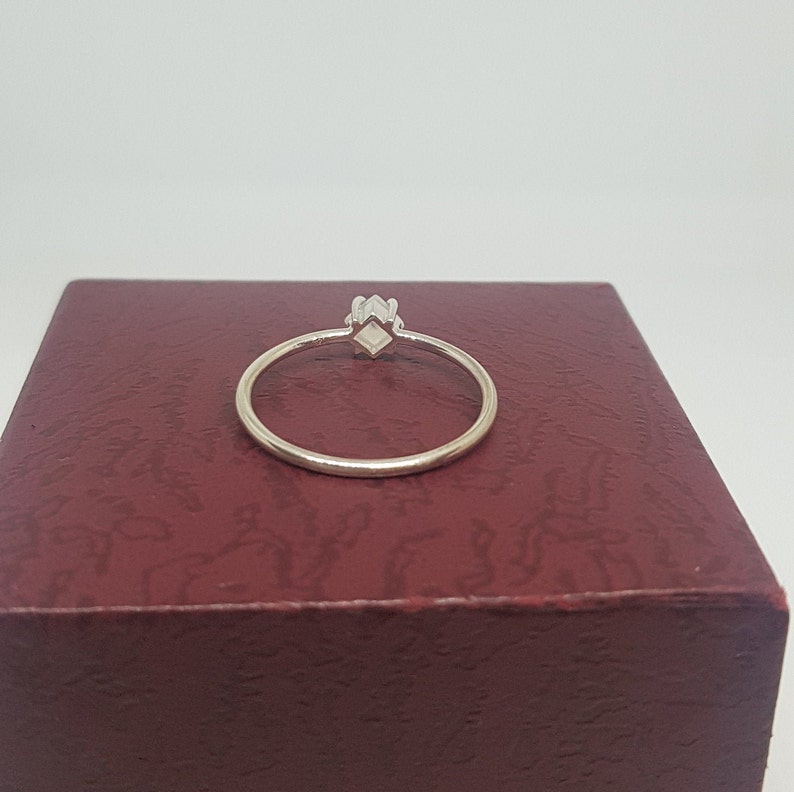 925 Sterling Silver Ring* Moonstone Ring* Minimalist Ring* Birthstone Ring* Danity Ring* Stacking Ring* Gift for her* 3-12 US Sizes