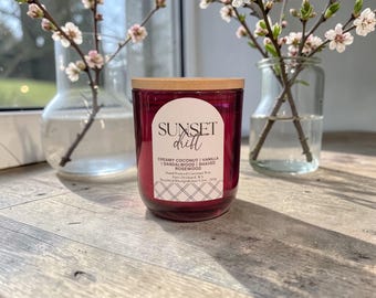 Sunset Drift Coconut Wax Woodwick Candle