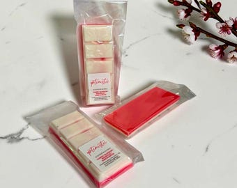 Hand-Poured Soy Wax Melt Bar – Cherry Blossom, Magnolia, Sandalwood Fragrance